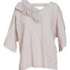 White Cotton Poplin Button-Down Shirt