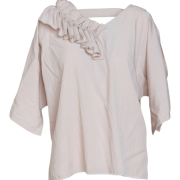 White Cotton Poplin Button-Down Shirt