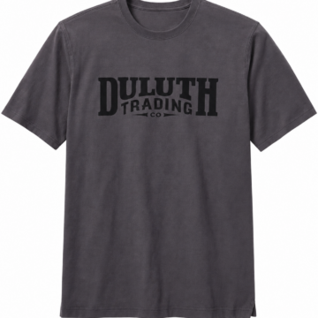 Charcoal Vintage Graphic Crewneck T-Shirt