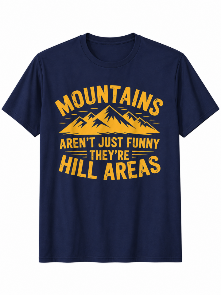Navy Blue Solid Crew Neck Short Sleeve T-Shirt